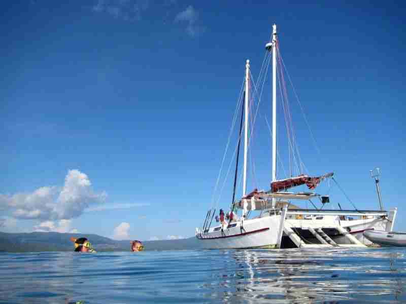 Wharram Tiki 46 yacht for rent Laiya Batangas The Luxe Guide